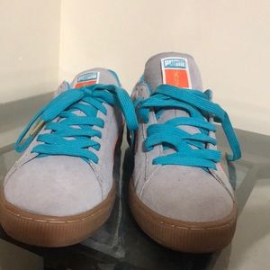 Grey/blue/orange Puma